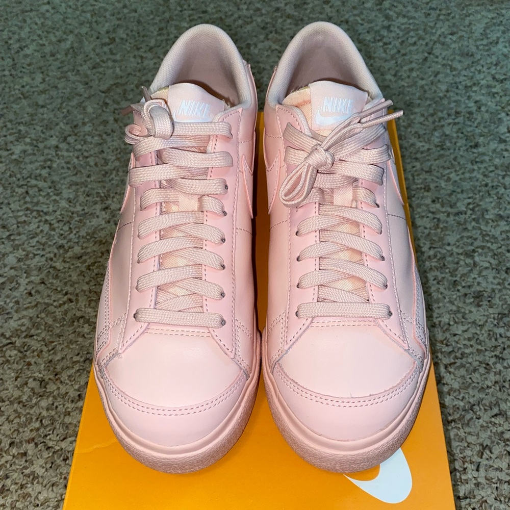 Nike Blush Bejeweled Crystal Blazer Low Platform